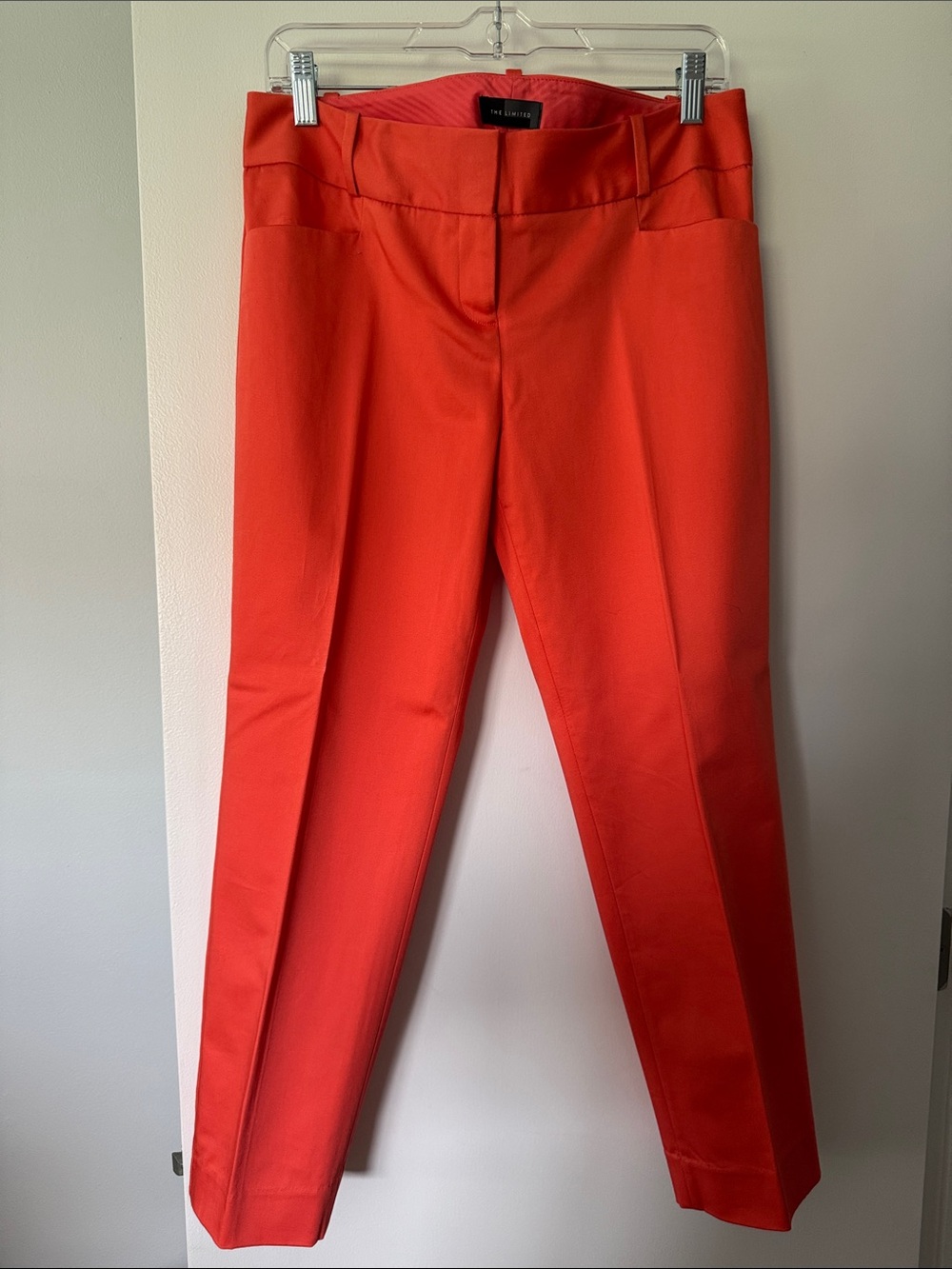 The Limited Bright Orange Slim Trousers